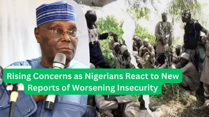 Social media reactions to rising insecurity and safety concerns across Nigeria.